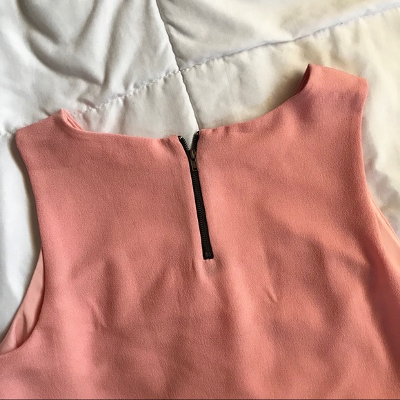 Salmon (Pink) Top with Scallop Detailing - Picture 4 of 5